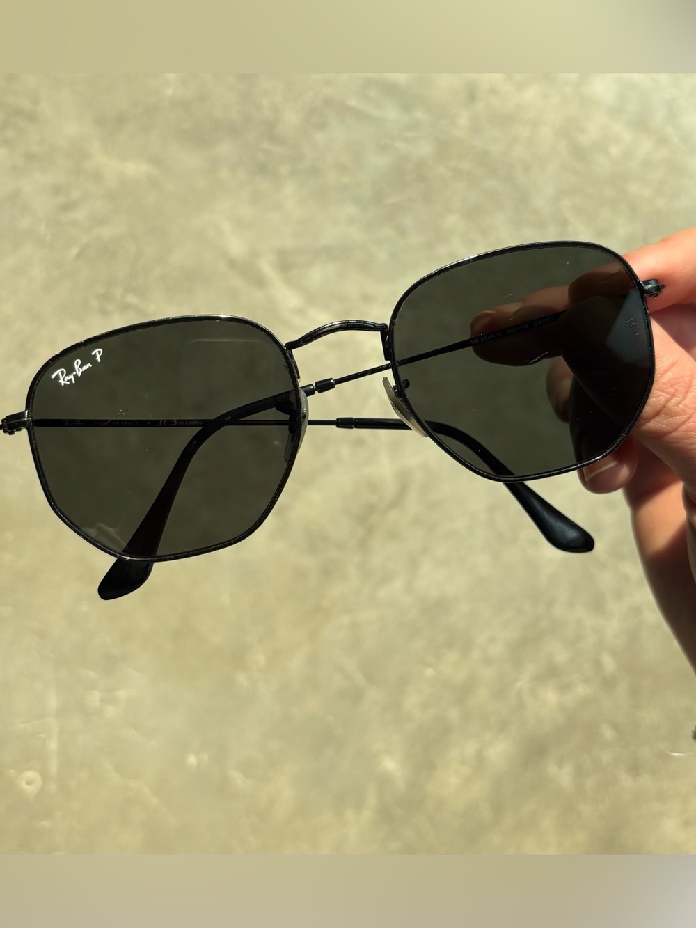 Ray-Ban Polarized Hexagonal Sunglasses